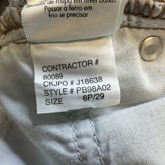 Calvin Klein Dark Wash Mid Rise Skinny Jeans WMNS 6P Blue #PB98A02 Casual Travel - Picture 10 of 10